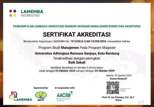Akreditasi Baik Sekali program MMRS ARS University